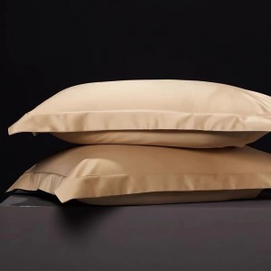 Fundas de almohada personalizadas de color al por mayor, funda de almohada acolchada de satén polivinílico personalizada, funda de almohada de viaje, Protector